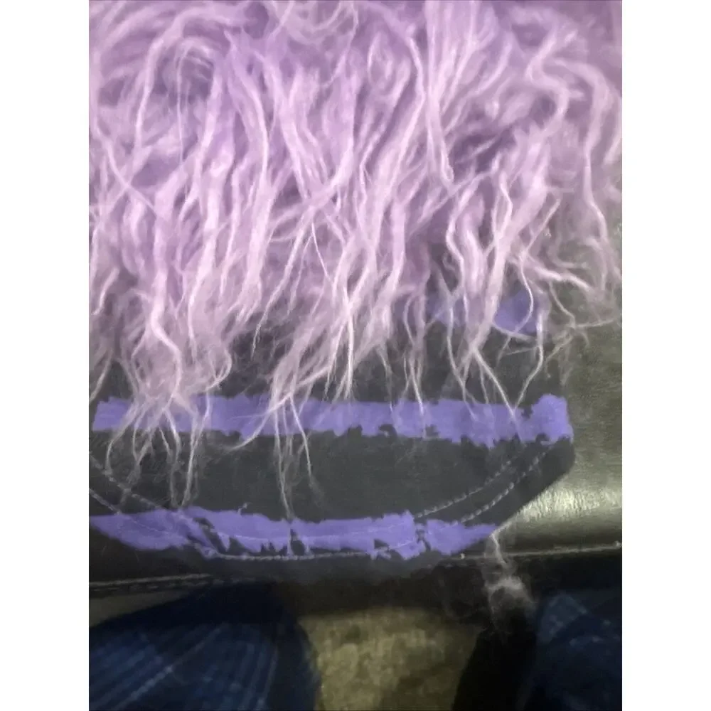 Petco Bootique Monster Cat Costume XS Purple Furry 2pc Halloween NWT